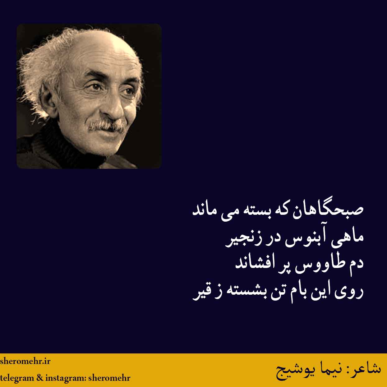شعر خنده سرد نیما یوشیج
