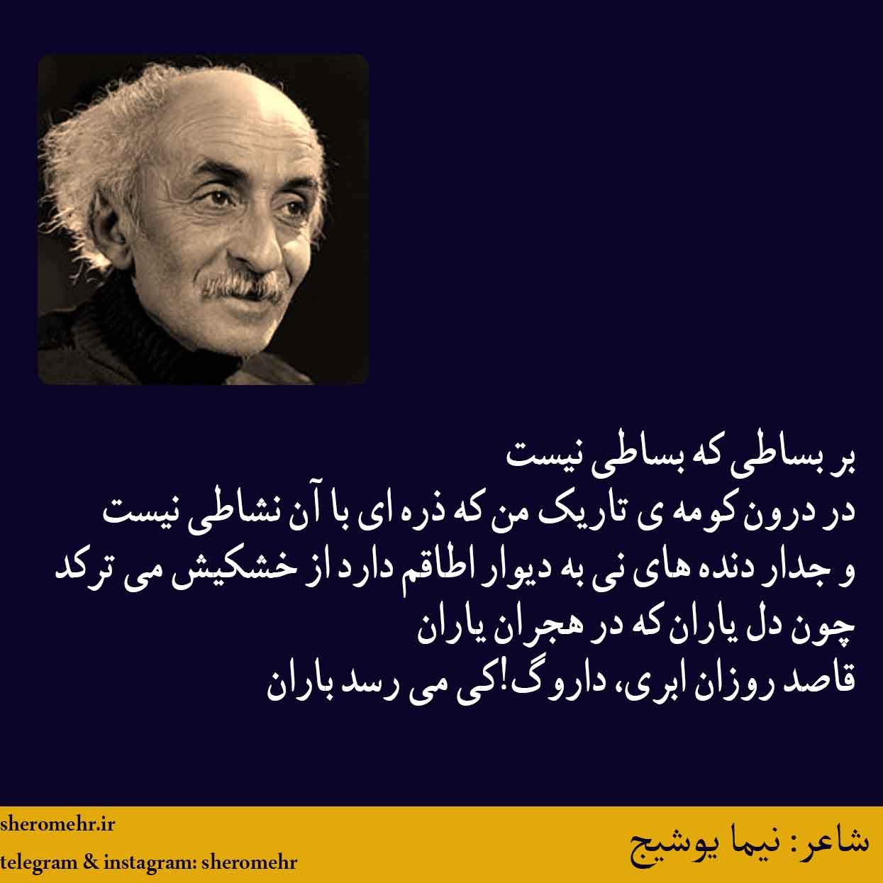 شعر داروگ نیما یوشیج
