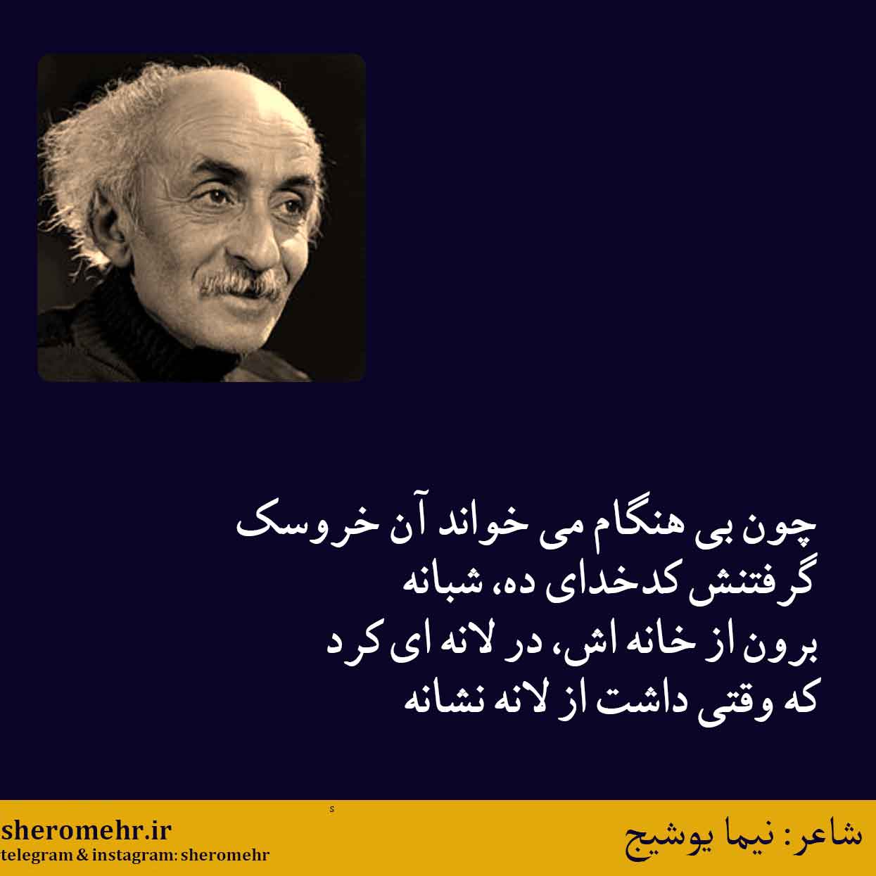 شعر عقوبت نیما یوشیج
